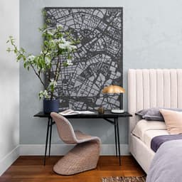 PET-vilt 9 mm - City Map - Mock up room