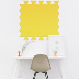EASYfelt PET-vilt akoestische wandbekleding zelfklevend stick hourglass