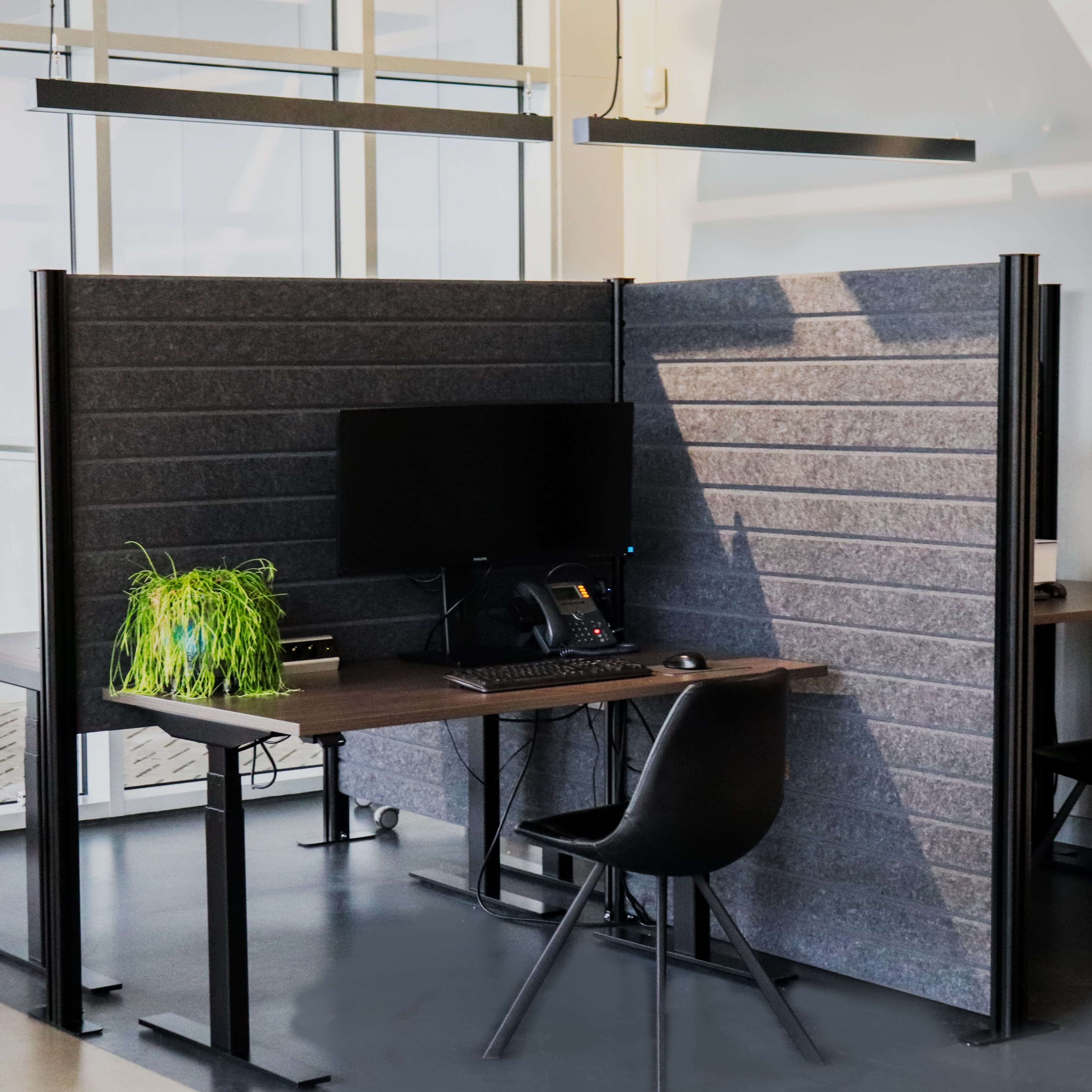 EASYfelt PET-vilt akoestische Fency Workspace | akoestische scheidingswand