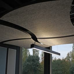 EASYfelt PET-vilt akoestisch Plafondeiland Curved zoom