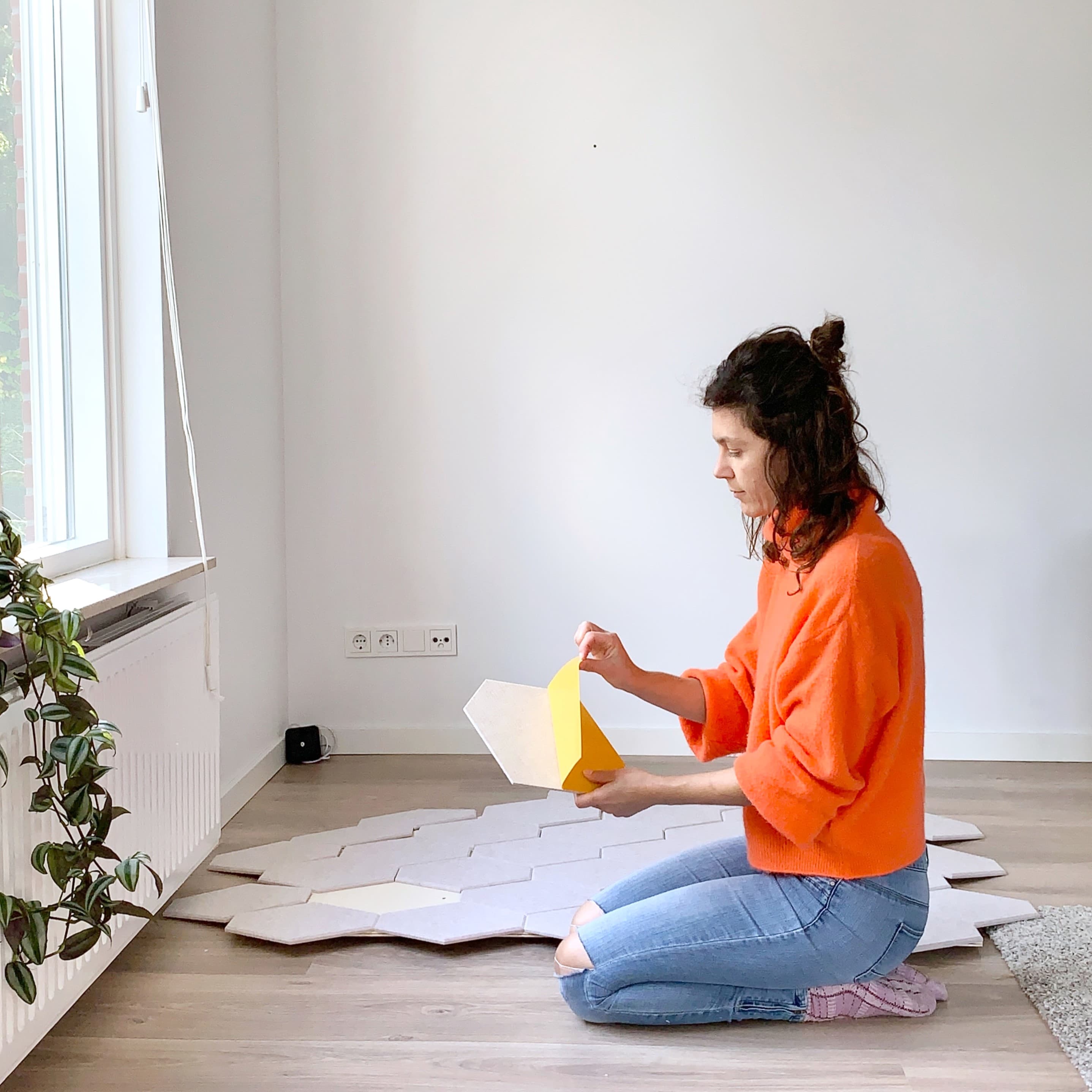 EASYfelt zelfklevend akoestisch PET-vilt wandbekleding | Maatwerk aanbrengen