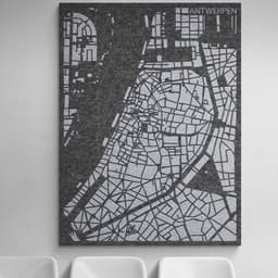 PET-vilt 9 mm - City Map - Mock up room