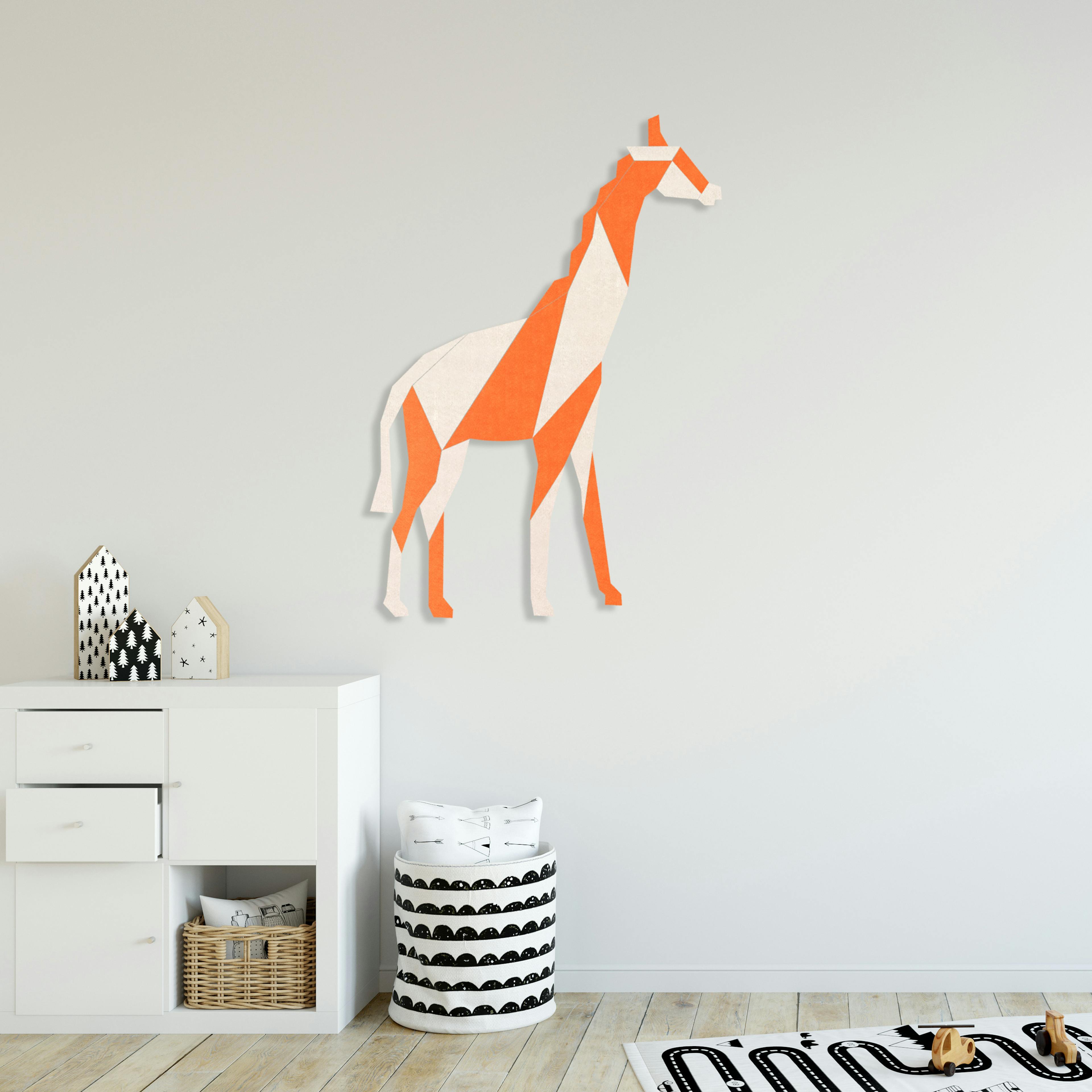 Room Kids Place Giraffe C | Kinderkamer | Geluidsabsorberend PET-vilt wandbekleding
