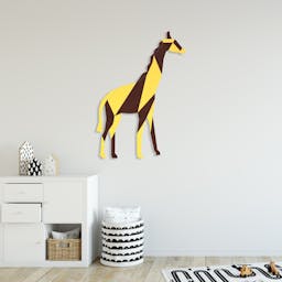 Room Kids Place Giraffe A | Kinderkamer | Geluidsabsorberend PET-vilt wandbekleding